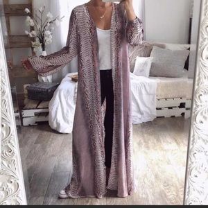 Long floor length Beach coverup